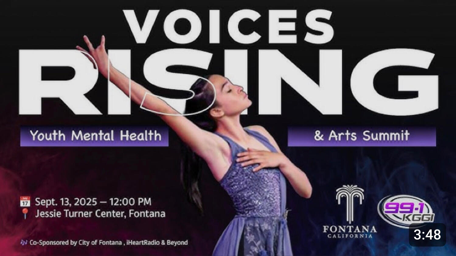 Uplifting Arts Academy - Fontana Voices Rising Youth Mental Health & Arts Summit