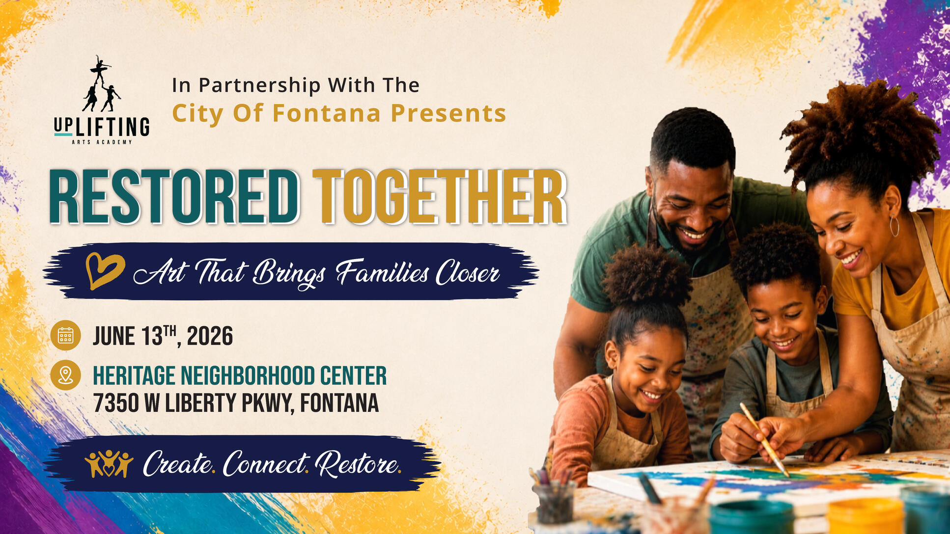 Uplifting Arts Academy - Fontana - Restored Together | Voices Rising Free Community Event